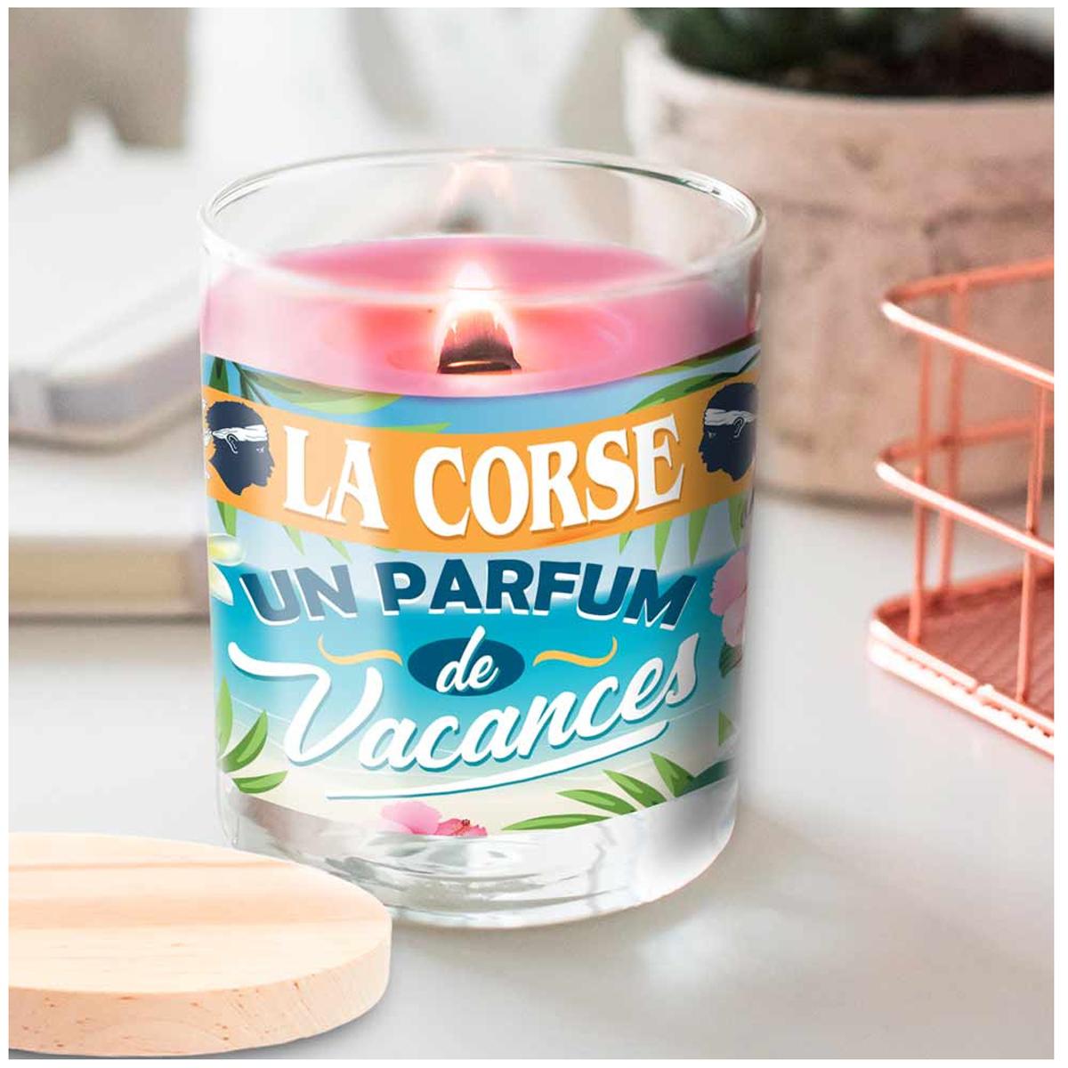 

Les Trésors De Lily [A0471] - Ароматическая свеча Corsica Corsica - праздничный аромат (оранжевый цветок) - 92x70мм