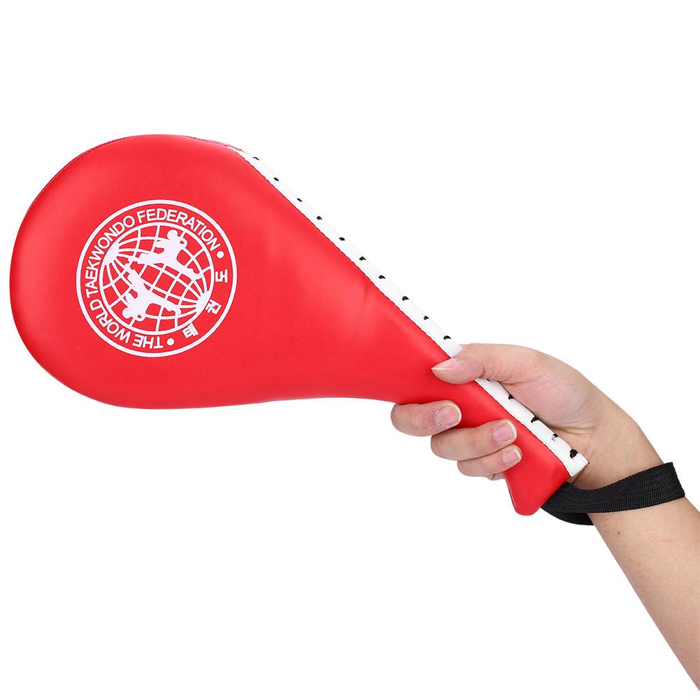 Boxing Taekwondo Karate Kick Punching Training Target Soft PU Sponge Pad Adult Children (Red)