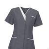 Uniformy pielęgniarskie Damskie zestawy medyczne Oddychające Wygodne Lekarz z kieszeniami, Góra kostiumu pielęgniarki