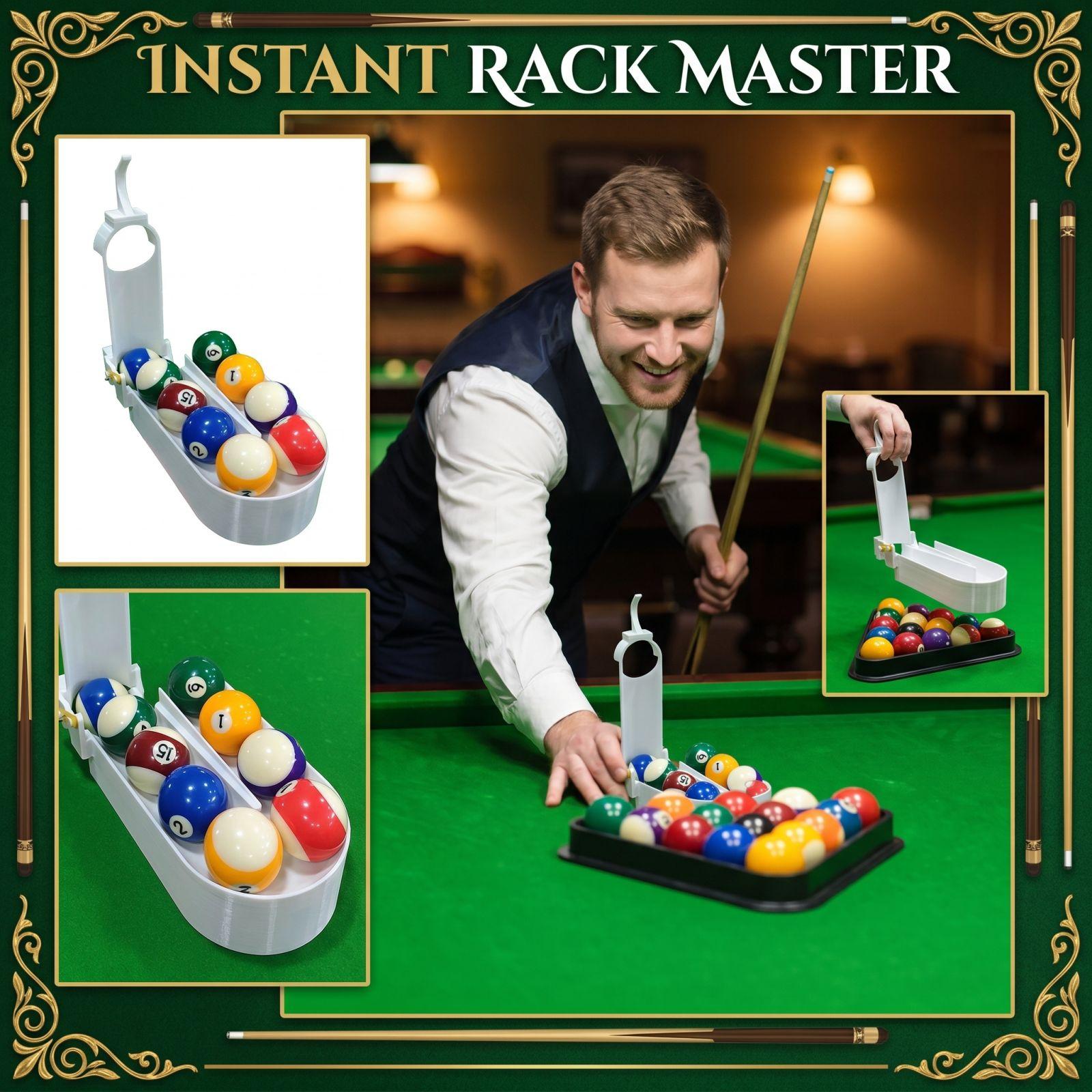 

Portable Automatic Pool Ball Rack Machine Snooker Ball Setter Device for Precise Five-Point Training and Scoring Practice Tool One Size белый