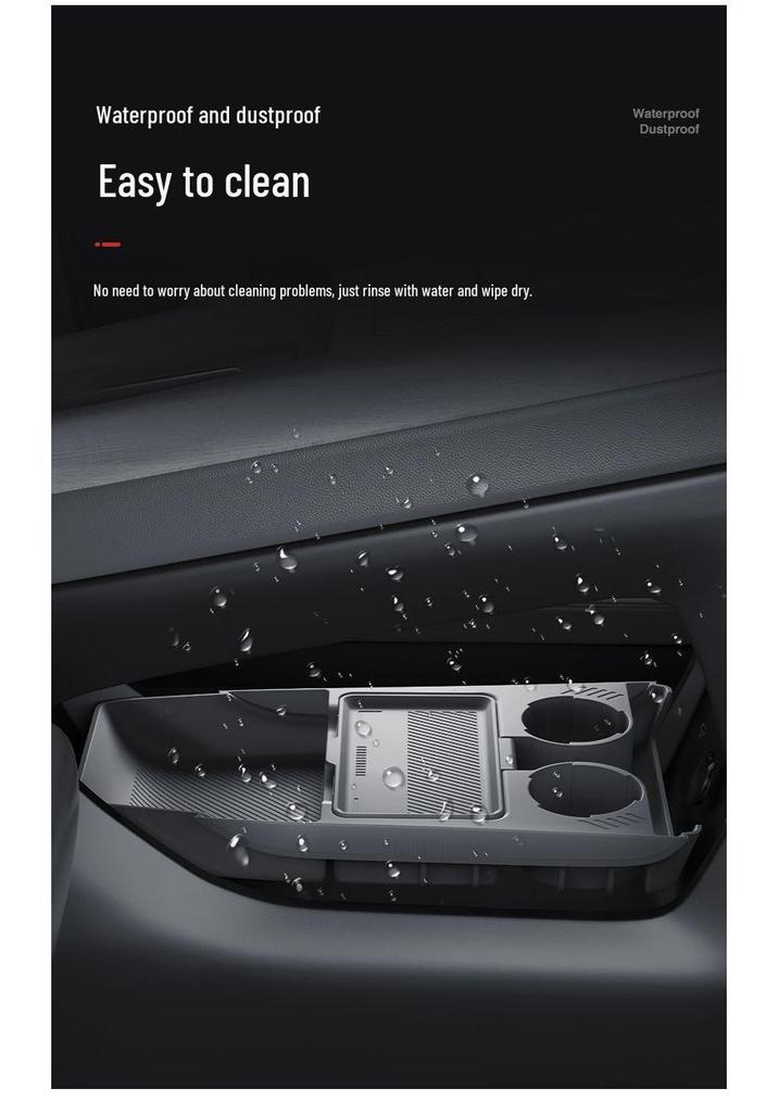 Galaxy E5 Central Control Lower Silicone Storage Box - Car Interior Accessory