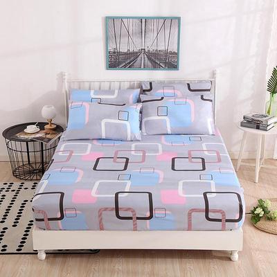 Without Pillowcase Fitted Sheet Mattress Cover with All-around Elastic Rubber Band Non-slip Dustproof Bed Sheet