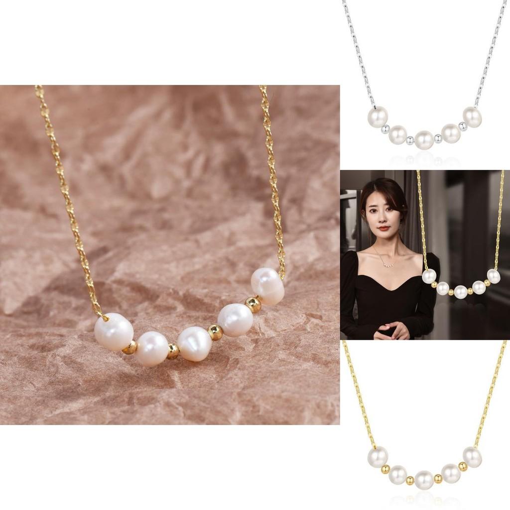 Elegant Pearl Pendant Choker Necklace For Women Featuring Stylish Baroque Design