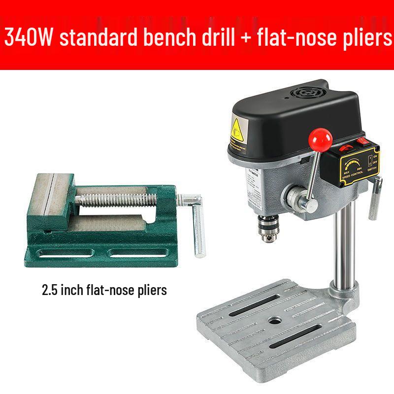 High-Precision Mini Bench Drill: Industrial-Grade, Multifunctional Electric Drill Press for Household Use