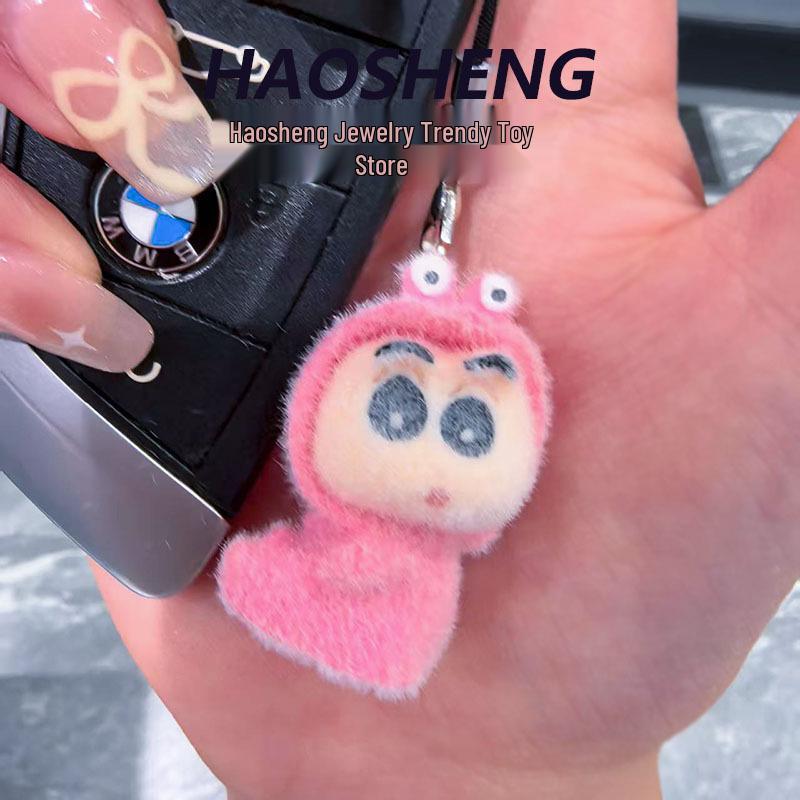 Vločkované pryskyřičné přívěsky: Doplňky Crayon Shin-chan pro DIY pouzdra na telefony a klíčenky