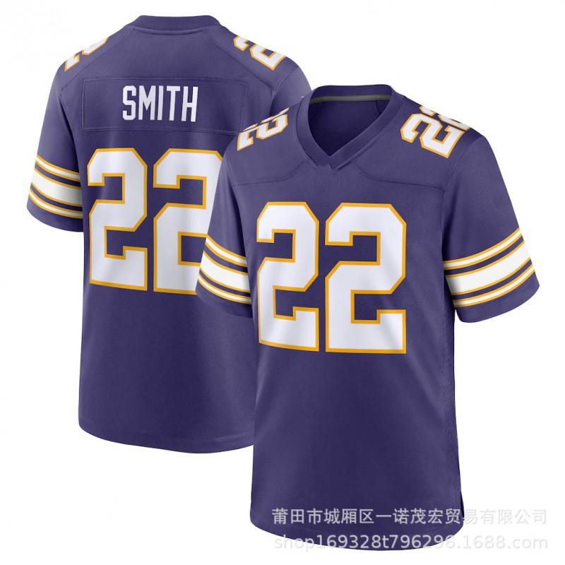 Minnesota Vikings Football Jersey 19 Thielen 15 18 Jefferson 8 Mens Sports