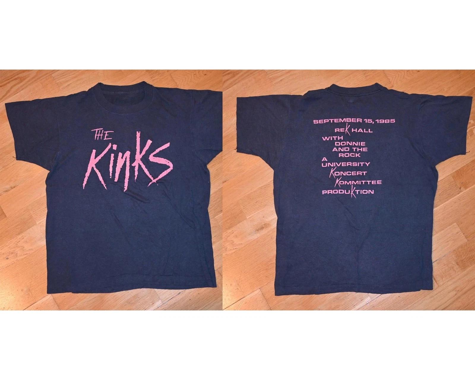 VTG 1985 THE KINK Penn State 80s concert tour Shirt Unisex S-5XL 3XL