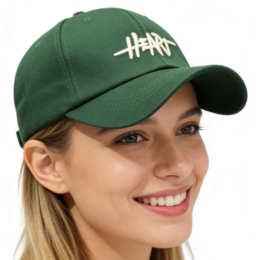 Unisex Korean Embroidered Baseball Cap: Versatile Sun Protection with Deep Crown Duckbill Design