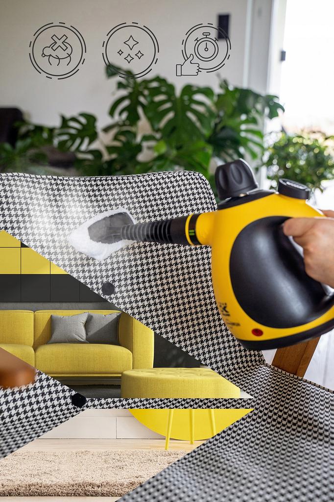 Steam Cleaner Window Cleaner Steamer 1000w Handheld Cleaner 3 Bar Kalorik