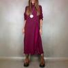 Autumn Lace Slip Dress Set With Spliced Knit Top For Elegant Office Women