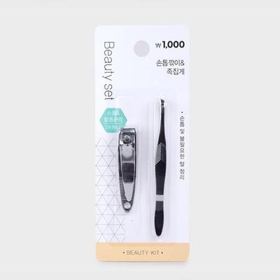 Nagelknipser und Pinzetten-Set