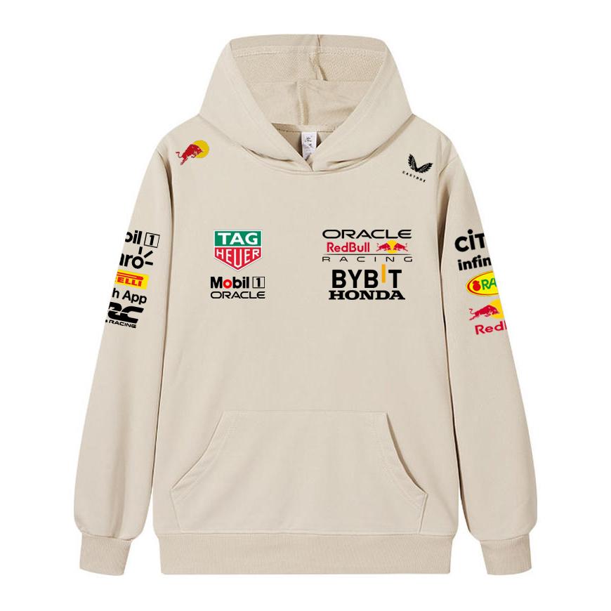 F1 Rennanzug, Red Bull Verstappen Team Uniform, Frühjahrs- und Herbst-Hoodie