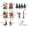 Collectible Table Figurine Lightweight Mini Christmas Town Ornament Creative Luminous Resin Landscapes for Home Decor