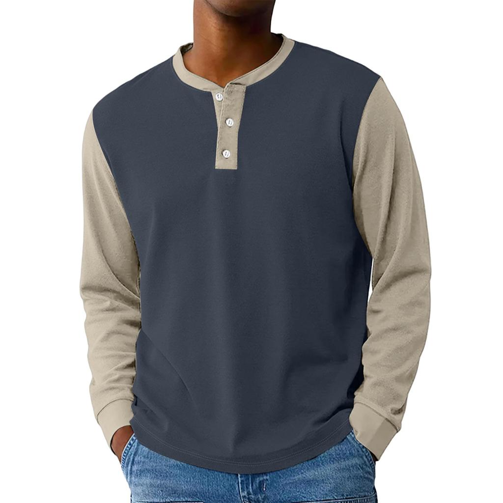 Men's Loose Casual  Long-sleeved Lapel Zip-up Hoodie