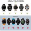 NotoCity Compatible with Fenix 6S Pro Watchbans for Fenix 6S/Fenix 7S/Fenix 5S / 5S Plus/D2 Delta S Smartwatch (White-black)