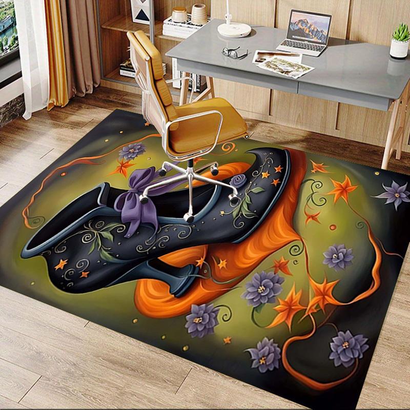 1PC Witches' Shoes Extra Large Non Slip Floor Carpet, Office, Family, Studio Large Area Rug Indoor Rugs, Bold Statement Piece
