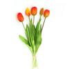 5 Pcs Soft Rubber Artificial  Tulip  Bouquet Colorful Hand Tie Fake Flowers Decoration For Living