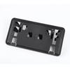 Black Car Front Bumper License Plate Mount Bracket Holder For Ford F150 F-150 2.7L 3.0L 3.5L V6 (Except Raptor) 2021 2022 2023