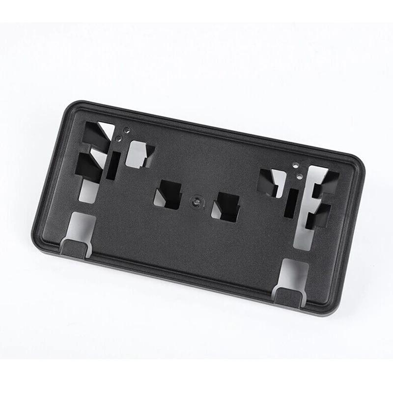 Black Car Front Bumper License Plate Mount Bracket Holder For Ford F150 F-150 2.7L 3.0L 3.5L V6 (Except Raptor) 2021 2022 2023