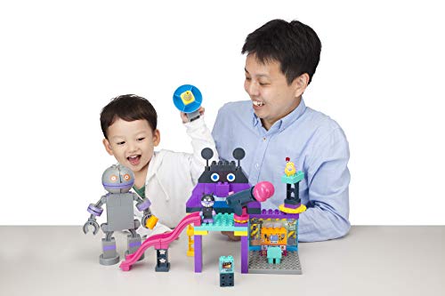 Anpanman Baikin Castle & Dadandan Block Set Bucket - Blocklabo Series Building Toy
