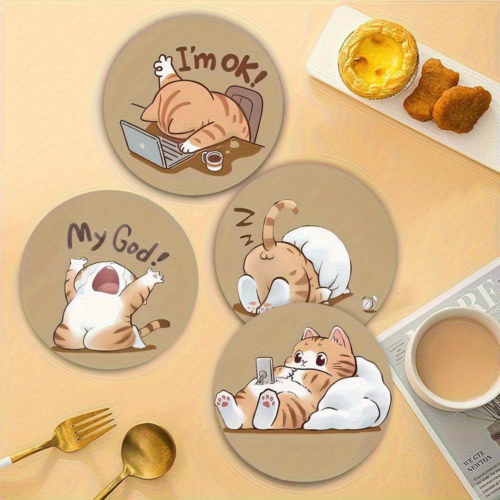 6-piece Set of New Wooden Coasters and Decorative Coasters, Perfect for Home, Kitchen, and Bar Use, Ideal for Dining Occasions