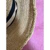 Used CA4LA Kashira raffia hat with cotton ribbon silk