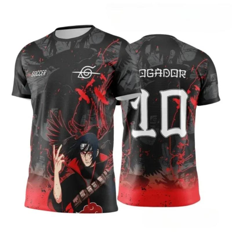 Koszulki z nadrukiem 3D z kreskówkami i animacjami Męskie i damskie Szybkoschnące topy Dziecięce koszulki sportowe Lekkie do noszenia na co dzień i w stylu ulicznym