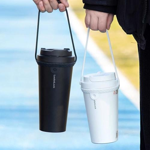 Set of 2 Silicone Drink Cup Holders, Perfect for Convenience Store Coffee, Travel, Sports, Outdoors, Festivals, and More, Includes Straw Holder for Co