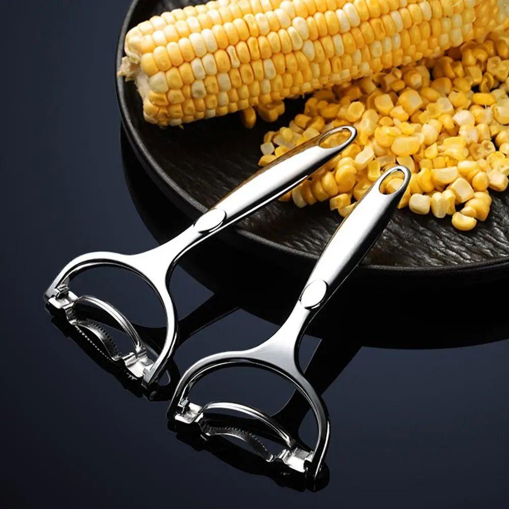 Fast and Safe Corn Peeling Thresher Tool Ergonomic Long Handle Corn Stripping Tool  Home
