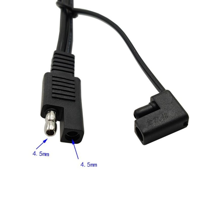 Motorcycle USB Chargers Universal SAE To USB Converter Cable SAE Quick Extension Cord 5V 2A for Cellphone