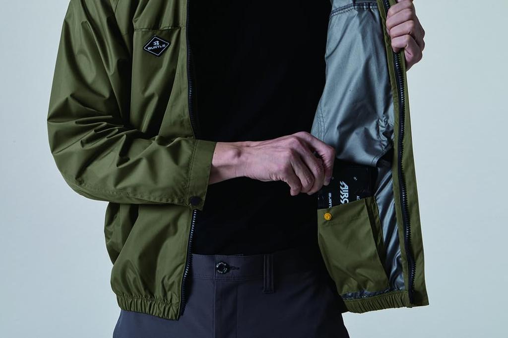 BURTLE Air Craft Blouson Limited Color Camouflage Black AC2061 Size 38 L (Unisex) Spring/Summer