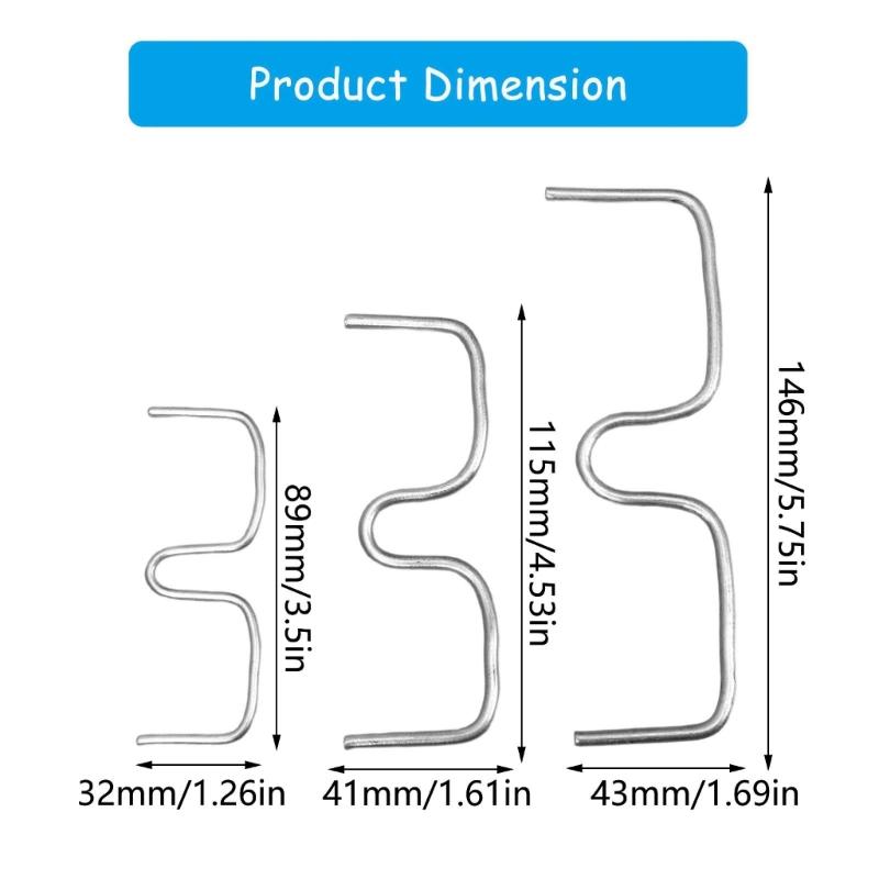 Steel Fruit Tree Shaping and Bending Tools 15 Pack 3 Sizes Branch Positioners Puller For Optimized Sunlight Exposure