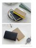 Gisele Business Card Holder, Large Capacity (20+ Cards), Two-Tone Card Case with Pockets, for Men and Women (Greige x Mustard)