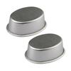 2Pcs Oval Cheesecakes Pans NonStick Cake Pans Aluminum Cake Molds