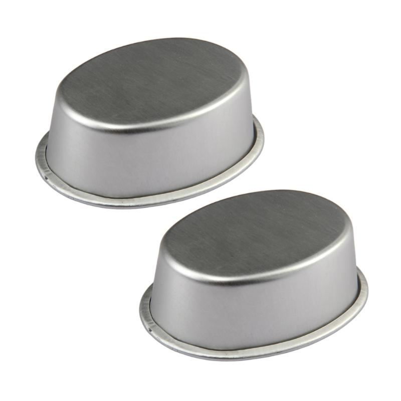 2Pcs Oval Cheesecakes Pans NonStick Cake Pans Aluminum Cake Molds