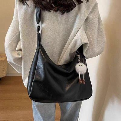 Retro Torba Damska o Dużej Pojemności na Jesień/Zimę, Modna i Wszechstronna Torba Tote na Ramię i Przez Ramię do Dojazdów dla Studentek