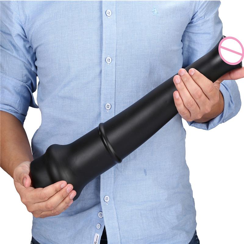 Dlouhý anální kolík 43CM Koňský penis SM Rozšíření análního otvoru Produkt na zadek Pro muže Ženy Masturbační pomůcka Dospělý dilatátor Sexuální hračky