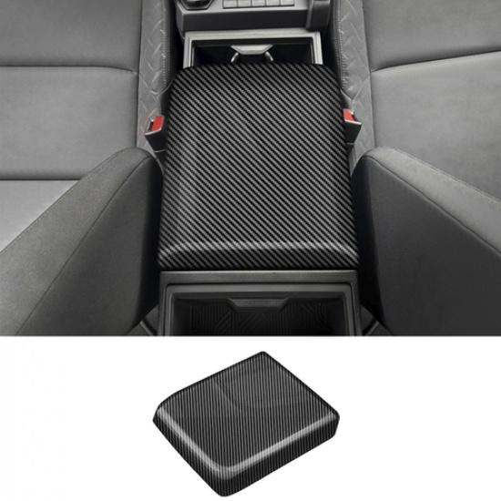 Carbon fiber Central Storage Box Decor Cover For Toyota Tacoma 2024 2025