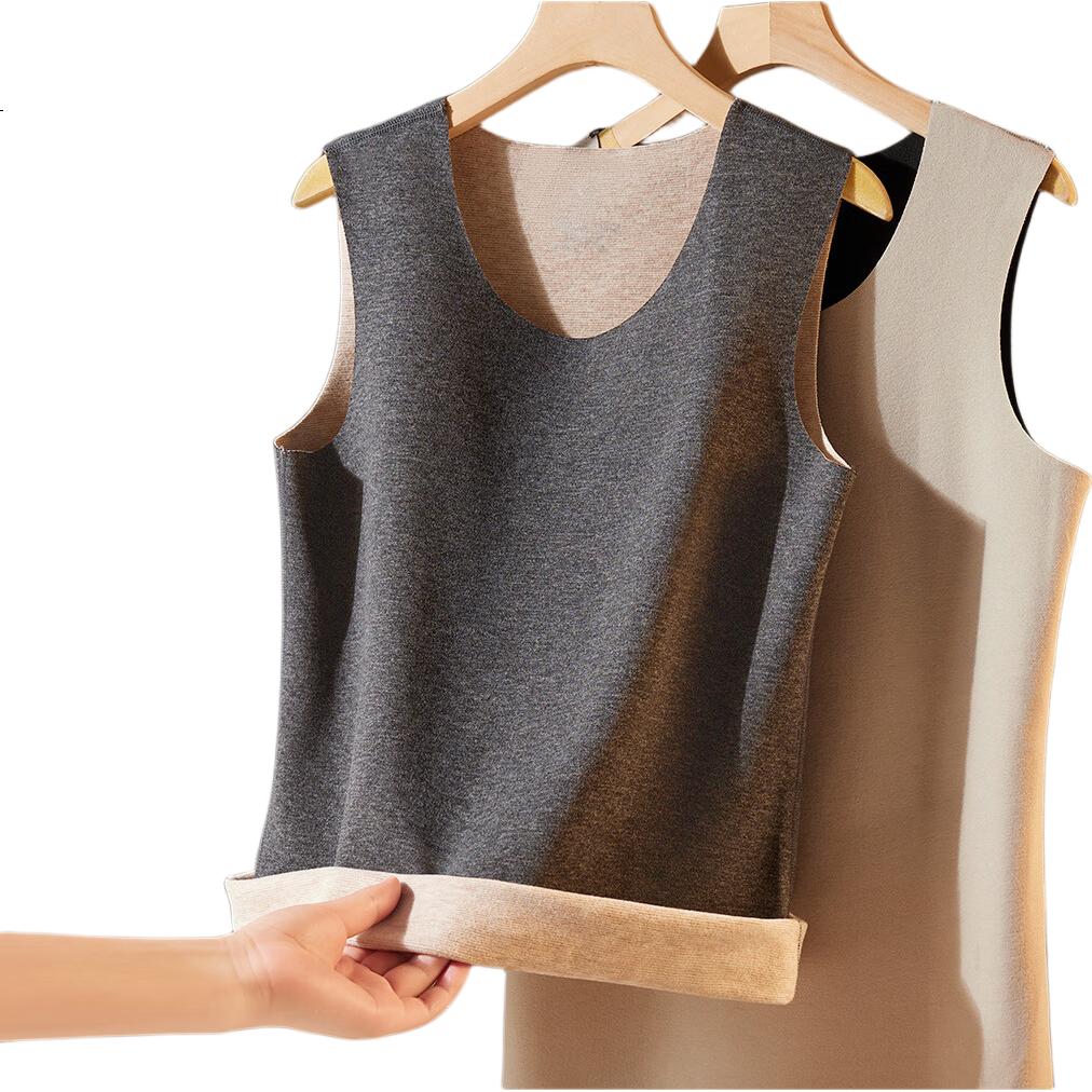 MIIOW [Cashmere Silk Thermal Undershirt] Men's Autumn And Winter Seamless Top Inner Wear, 2025 New Style Men's Thermal Vest