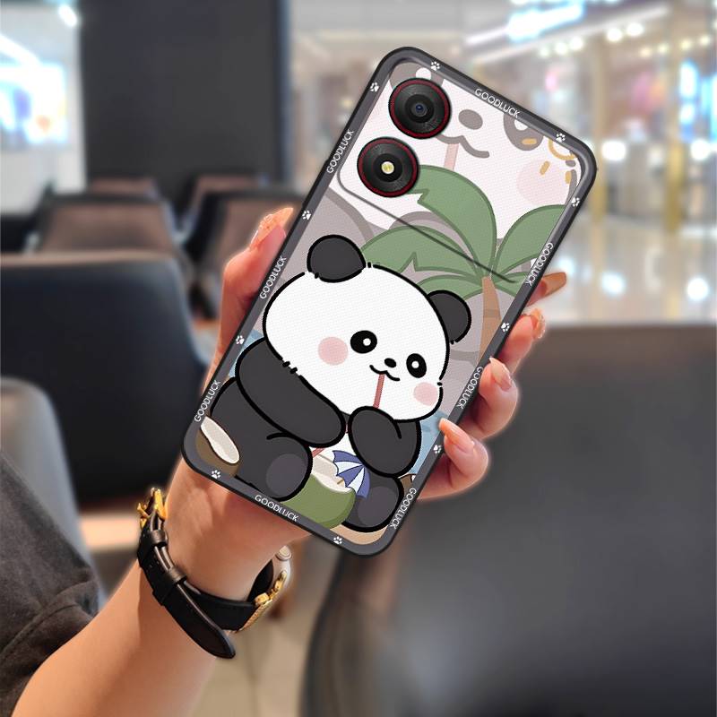 Cute Back Cover Phone Case For ZTE Blade A34 Full Wrap Phone Pouch Anti-dust Anti-knock Graffiti Fashion Design Cartoon