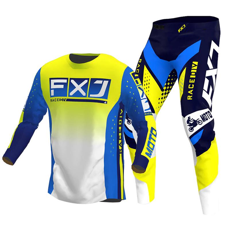 Motokrosová sada pro děti 4 5 6 7 8 9 10 11 12 13 let Mladé dítě Motocykl chlapec dívka Dres Sady kalhot závodní kombinéza Off-road Enduro MX MTB