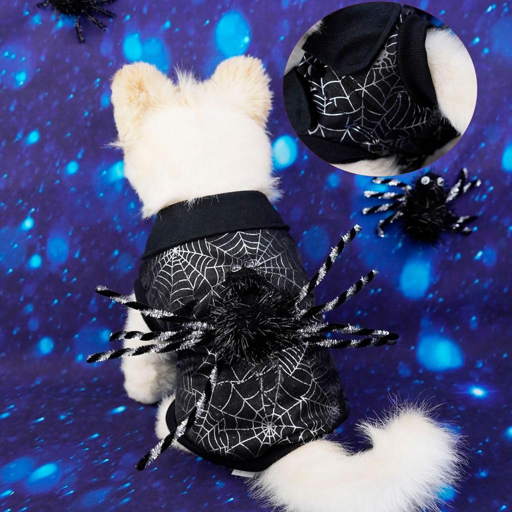 Dog Halloween Shirt Breathable Skin Friendly Cute Puppy Costume Clothes For Theme Party Photo Taking