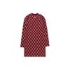 MLB Boston Red Sox Allover Print Long Sleeve Hoodie Dress Women dresses 3FOPM0124-43WIS