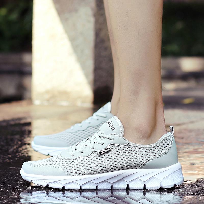 Moda bărbați/femei Dimensiuni mari Ultra ușoare în aer liber respirabil pantofi alergare sport pantofi de vară pentru plajă