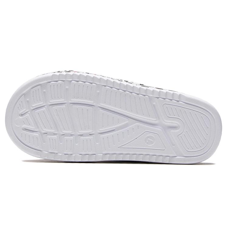 Li Ning Disney X Li Ning Casual Fashion Mickey Slippers 'Standard White Black' Women's AGAS010-1