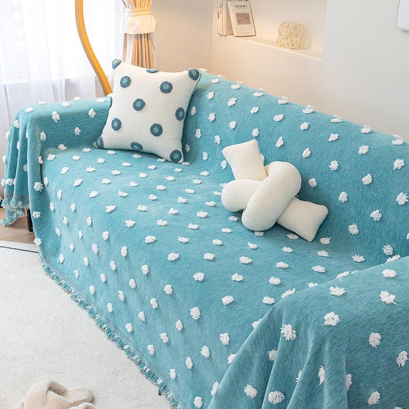 Chenille Sofa Cover Towel Four Seasons Universal All-Inclusive Sofa Cover Anti-Scratching Cushion Ins Style Sofa Cover