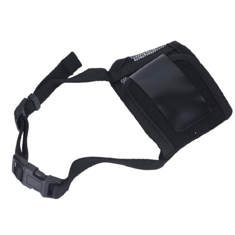 Training Use Dog Mouth Cover with Soft Fabric Panel and Stable Hold for Daily Routine and Public Guidance Care