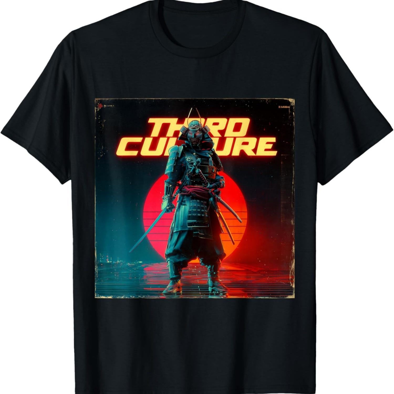 Cyberpunk Samurai Retro Wave T-Shirt(1) S чёрный