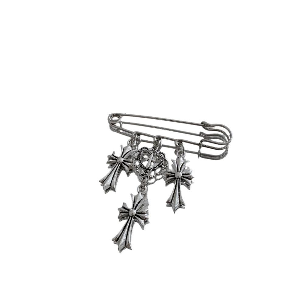 Kreativní brož s kovovým odznakem