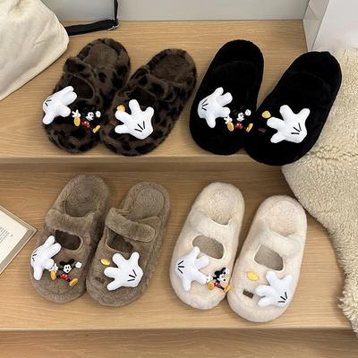 Cute Cartoon Bag Head Slippers Women's Autumn New Thick Bottom Heightening Comfortable Bag Head Slippers Women